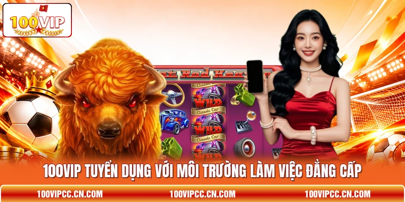 100VIP tuyển dụng với môi trường làm việc đẳng cấp