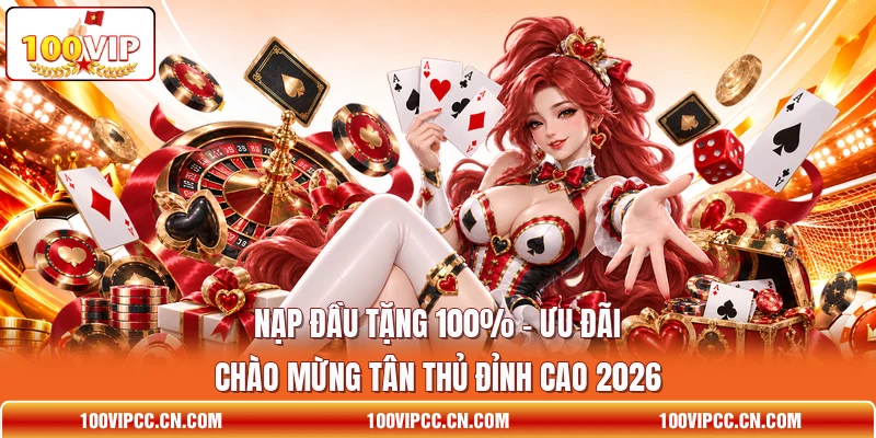 Nạp Đầu Tặng 100% - Ưu Đãi Chào Mừng Tân Thủ Đỉnh Cao 2026