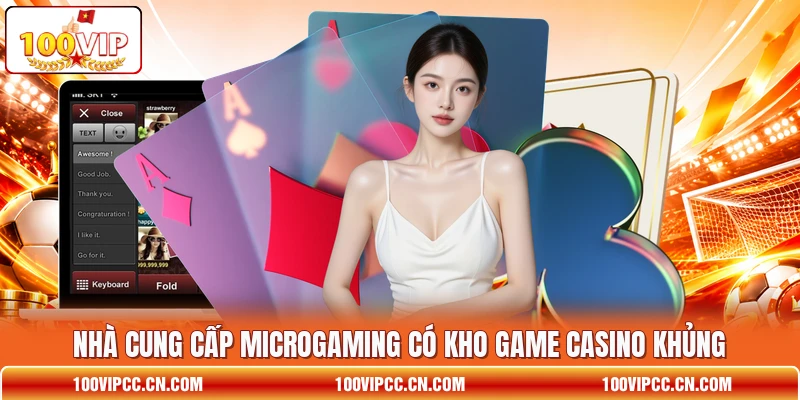 Nhà cung cấp Microgaming có kho game casino khủng Nhà cung cấp Microgaming có kho game casino khủng