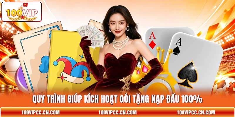 Quy trình giúp kích hoạt gói tặng nạp đầu 100%