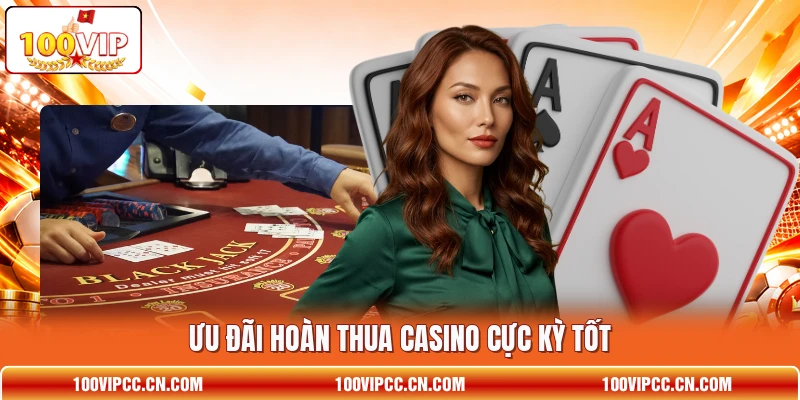 Ưu đãi hoàn thua casino cực kỳ tốt